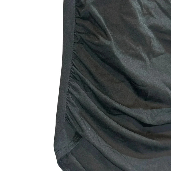 Calvin Klein Swimsuit Black One Piece Slimming Ruching Design Women’s Size 6 - Picture 3 of 9